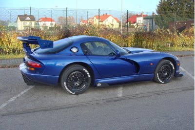 Накладки сплиттеры на пороги на Dodge Viper II GTS